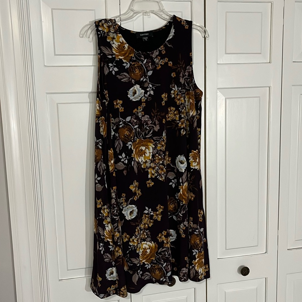 Karen Kane A-line swingy tank dress XL EUC